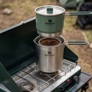 Adventure Stainless Steel All-in-One Boil + Brew French Press